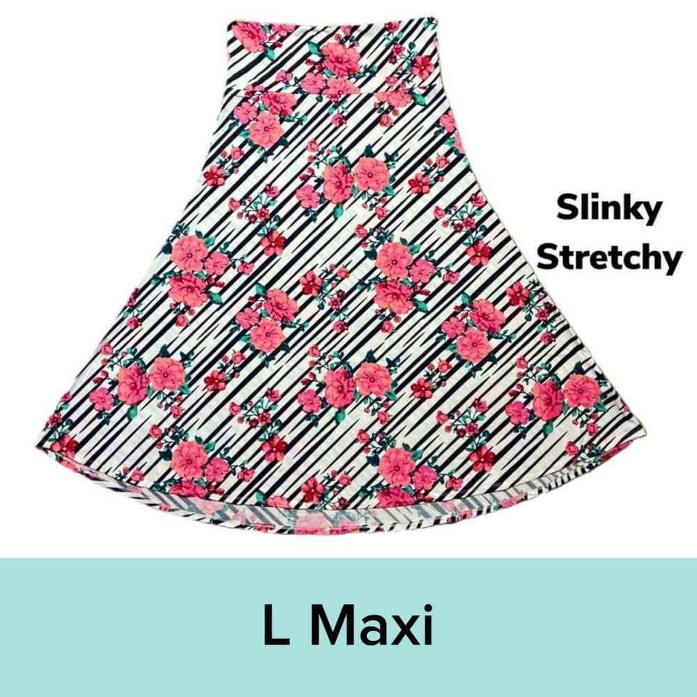 LuLaRoe Maxi Skirt Size Large BNWT